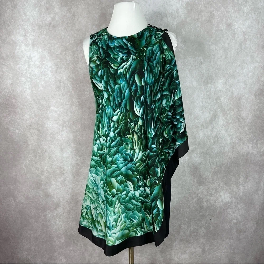 Ted Baker London Patra Rosette Dress In Green Women's Size 0 US 2 - Picture 2 of 13
